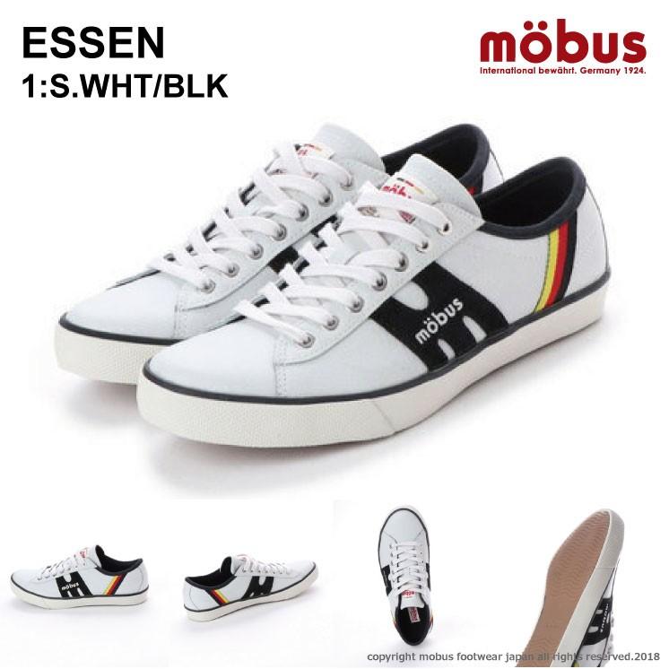 品質が モーブス Mobus エッセン Essen スニーカー メンズ 靴 S Wht Blk M 18t 17 Ho18 スニーカー Mobokado Com