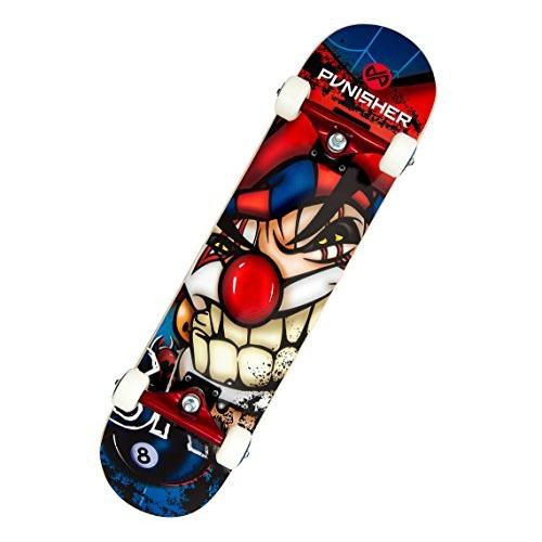 激安通販の Punisher Jester Complete Skateboard, Blue, 31-Inch by Punisher Skateboards 並行輸入品 コンプリート