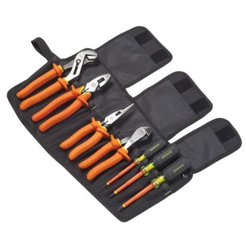 Greenlee 0159-01-INS Plier and Screwdriver Kit, 7-Piece 並行輸入品