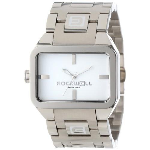 通販でクリスマス ステンレススチール Time Dual DT101 ユニセックス Time Rockwell 白 並行輸入品 腕時計 腕時計