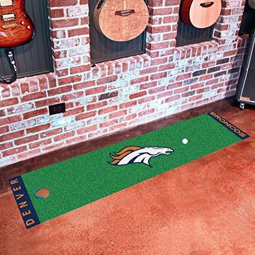 Fanmats NFLデンバー・ブロンコスナイロン面Puttingグリーンマット