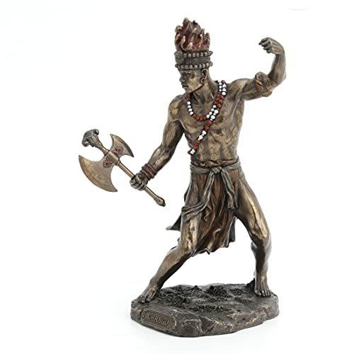 Chango - God of Fire, Thunder, Lightning and War Statue Sculpture Figurine 並行輸入品