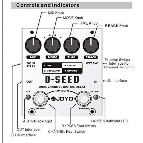 ふるさと割ふるさと割JOYO エフェクター 4モード デュアルチャンネル