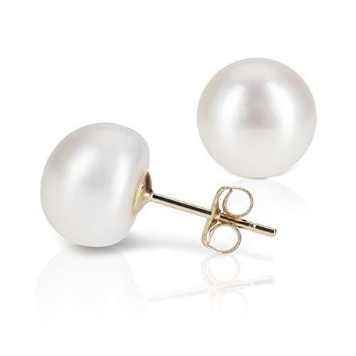 セール特価 High Quality a Handpicked Pearls Cultured Freshwater Gold 14k Luster 並行輸入品 Ea ピアス Folliq4 Com