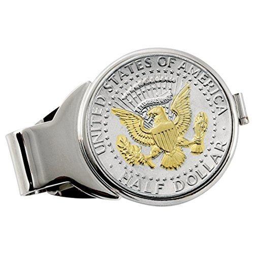 マリナボーダー プレジデンシャルシールハーフダラー マネークリップ