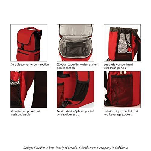 NFLズマ断熱クーラーバックパック、Arizona Cardinals 並行輸入品 Cooler 英語 PICNIC Backpack