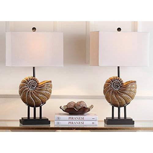最大半額 Safavieh Lighting Collection Nautilus Shell Lt Brown 28 Inch Table Lamp Se 並行輸入品 問屋直販 Uinsaizu Ac Id
