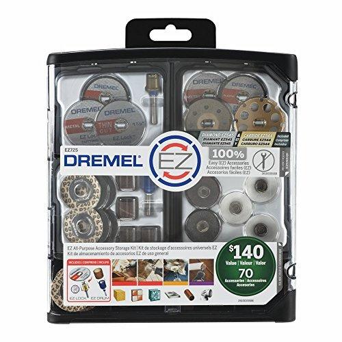 Dremel EZ725汎用アクセサリー収納キット、70ピース 並行輸入品