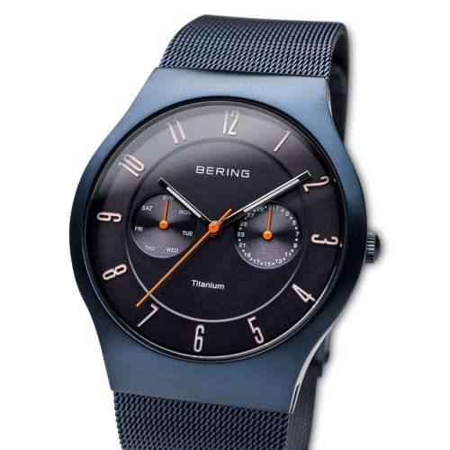 沸騰ブラドン チタンコレクションウォッチ メンズ 腕時計 393 Time Bering メッシュベルト 並行輸入品 傷つきにくいサファイアガラスデンマークでデザイ 腕時計 Www Walnutkitchen Com My