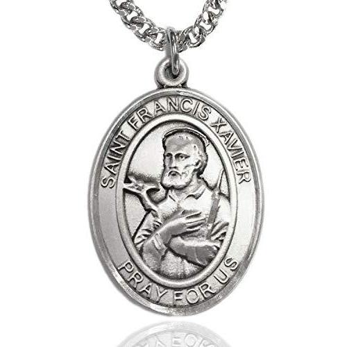 Heartlandメンズ聖Francis Xavierスターリングシルバーメダル USA Made 並行輸入品
