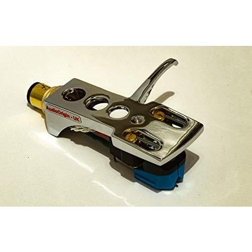 Mirror Chrome plated Headshell, mount, cartridge and stylus, needle for Pio 並行輸入品