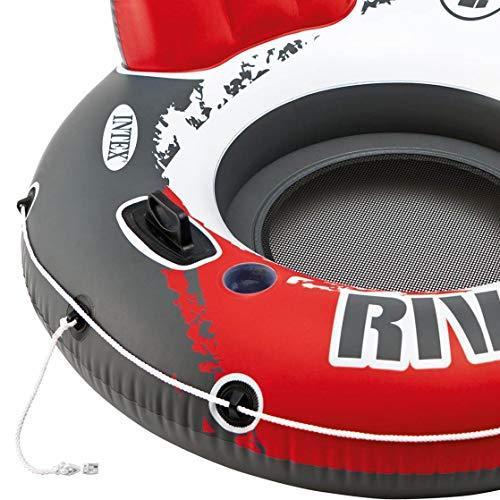 Intex River Run 1 53インチ 空気注入式 フローティングウォーターチューブ レイクラフト (2個パック) レッド 並行輸入品 Intex River Run 英語