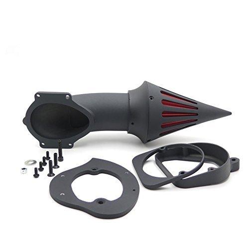 AfterMokit Cone Spike Air Cleaner Intake with Red Filter for Honda