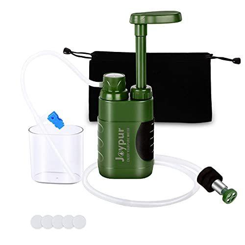 Joypur Portable Outdoor Water Purifier Camping 0.01 Micron Emergency Backpa 並行輸入品
