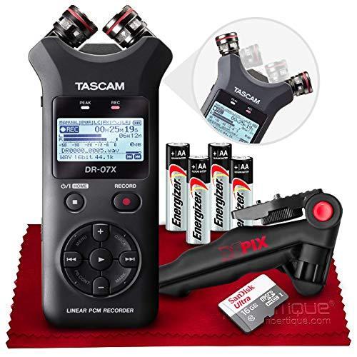 Tascam DR-07X Stereo Handheld Digital Audio Recorder with USB