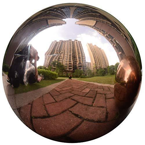 38 cm/15 inch Garden Sphere Mirror Gazing Ball,Rose Gold Stainless Steel Po 並行輸入品