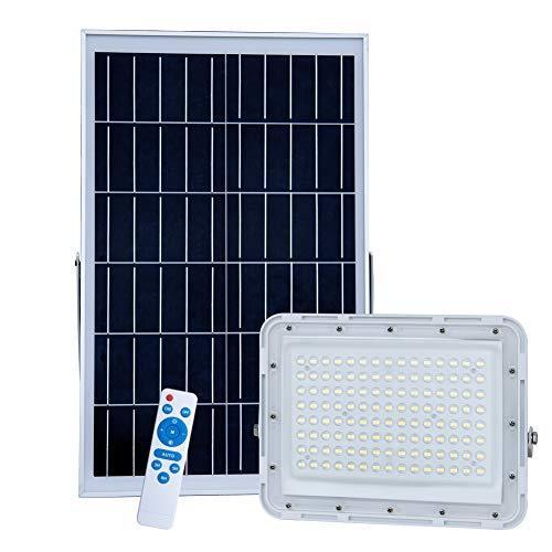 300W LED Solar Flood Lights,24000Lumens Street Flood Light Outdoor IP67 Wat 並行輸入品