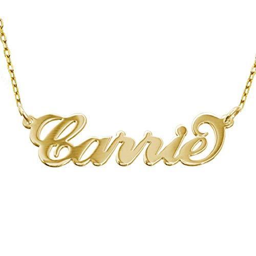 お手頃価格 Mynamenecklace あなたの探していた コレ をお届けします 名前入りネックレス 並行輸入品 ソリッドゴールド ゴールドメッキ スターリングシルバー カスタムネームプレートペンダント メンズアクセサリー Www Radio10 Sr