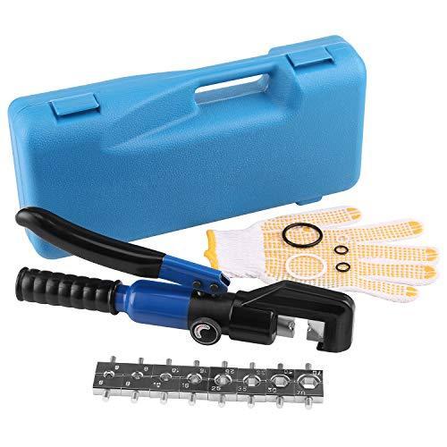 Lichamp Stainless Steel Cable Crimper Hex Lug Tool, Hydraulic Hand Crimping 並行輸入品