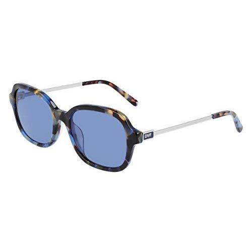 使い勝手の良い Furstenberg Von Diane Women's 並行輸入品 Tortoise Navy Sunglasses, Rectangular DVF685S サングラス