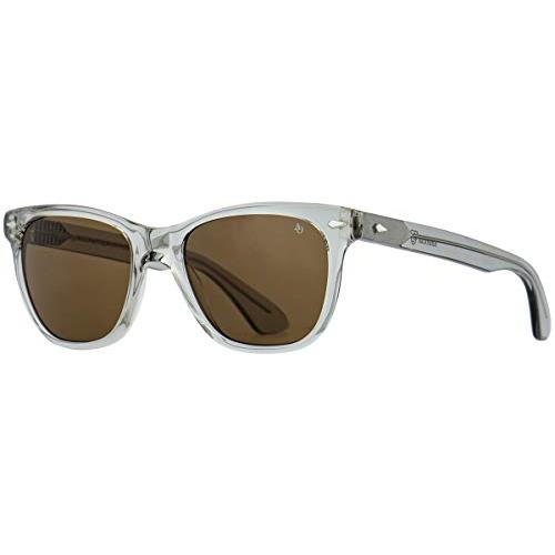AO Saratoga Sunglasses - Gray Crystal - Cosmetan Brown AOLite