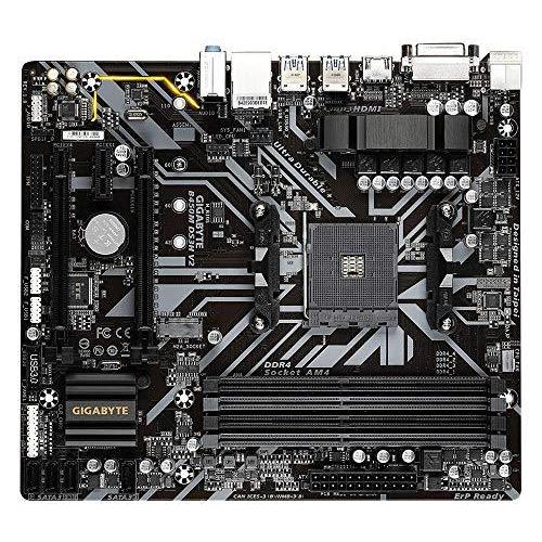 日本ギガバイト B450M DS3H V2 マザーボード MicroATX [AMD B450チップ