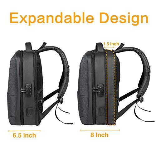 盗難防止 ハードシェルノートパソコンバックパック 15.6インチ 防水