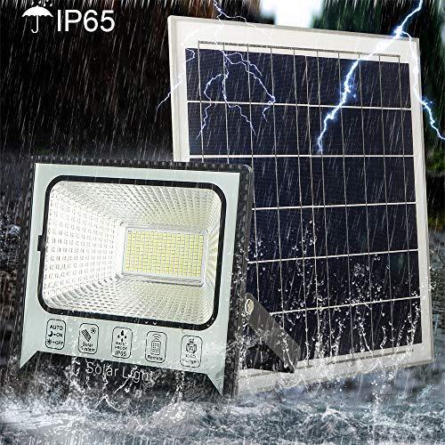 RSN LED Solar Flood Lights Outdoor 100W Pack, IP65 Waterproof Outdoor Wor 並行輸入品 - 1