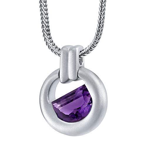 買取安い店 のpeora メンズアクセサリー Amethyst Silver Amulet Pendant Necklace Men For Men In