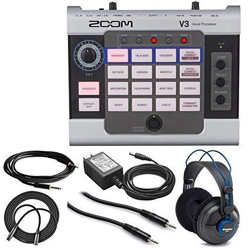 Zoom V3 Vocal Effects Processor With 16 Voice Effects   Professional Studio 並行輸入品
