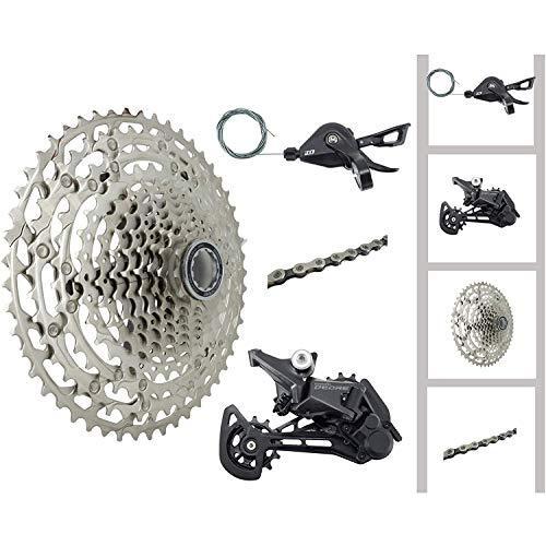 JGbike Compatible MTB groupset for Shimano Deore M5100 11 Speed shifters   並行輸入品