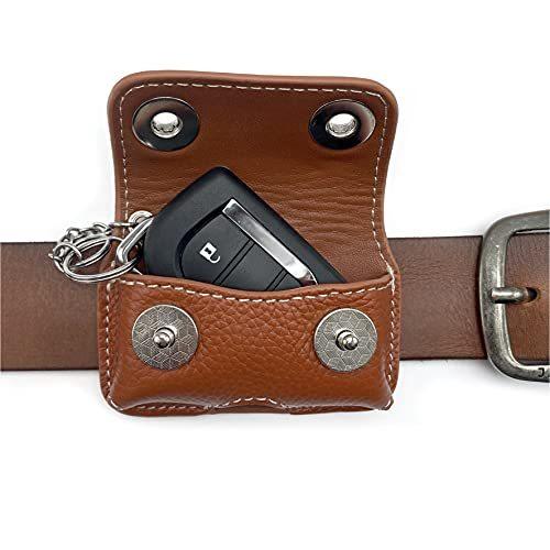 車のキーフォブ用ベルトポーチ (ベージュ) 並行輸入品
