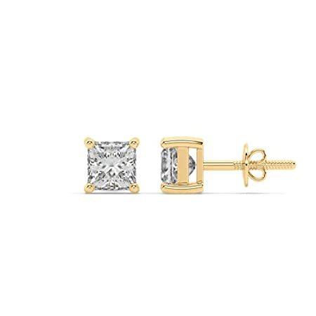 激安特価 プリンセスカット 1 2カラット Jarrett Jolene あなたの探していた コレ をお届けします ダイヤモンド 並行輸入品 14kホワイトゴールドまたはイエローゴールド J K I スタッドピアス メンズアクセサリー Affaires Sociales Gouv Cg