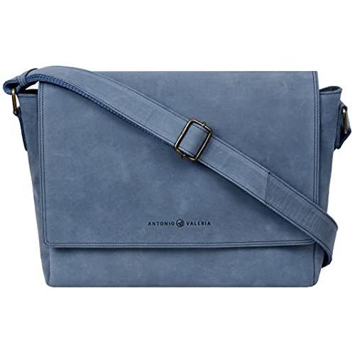 かわいい Blue Vintage Robert Valeria Antonio Premium 並行輸入品 Men For Bag Messenger Leather メッセンジャーバッグ Hqpt Com
