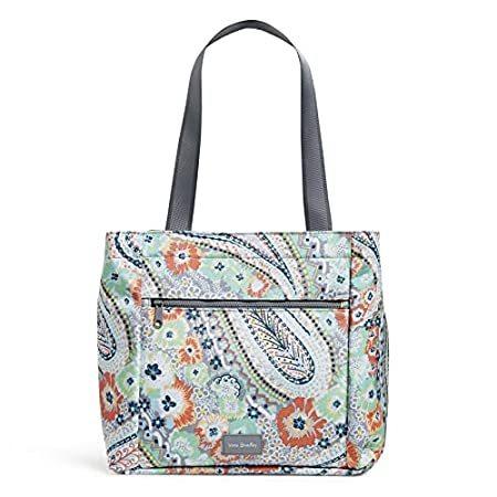 Vera Bradley Recycled Lighten Up Reactive Drawstring Family Tote Bag, Citru 並行輸入品