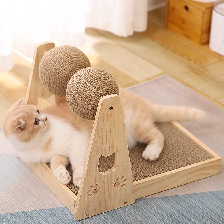 Cat Scratcher, Cat Scratch Pad , Cat Scratcher Lounge Toy with Sisal