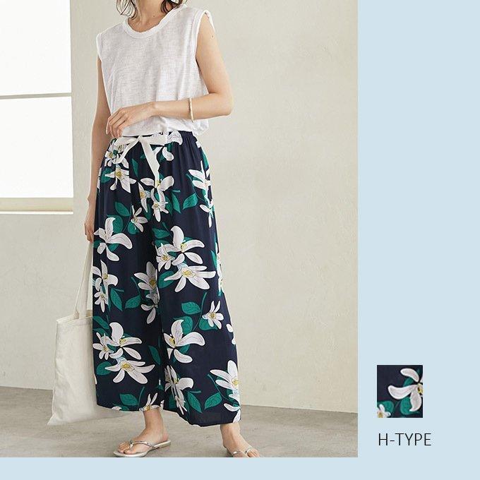 花柄リラックスパンツ 夏新作 ボトムス リラックスパンツ ロングパンツ 柄物 ヘア着 夏コーデ レディース 母の日 21 一部即納 9608 Moca Mola 通販 Yahoo ショッピング