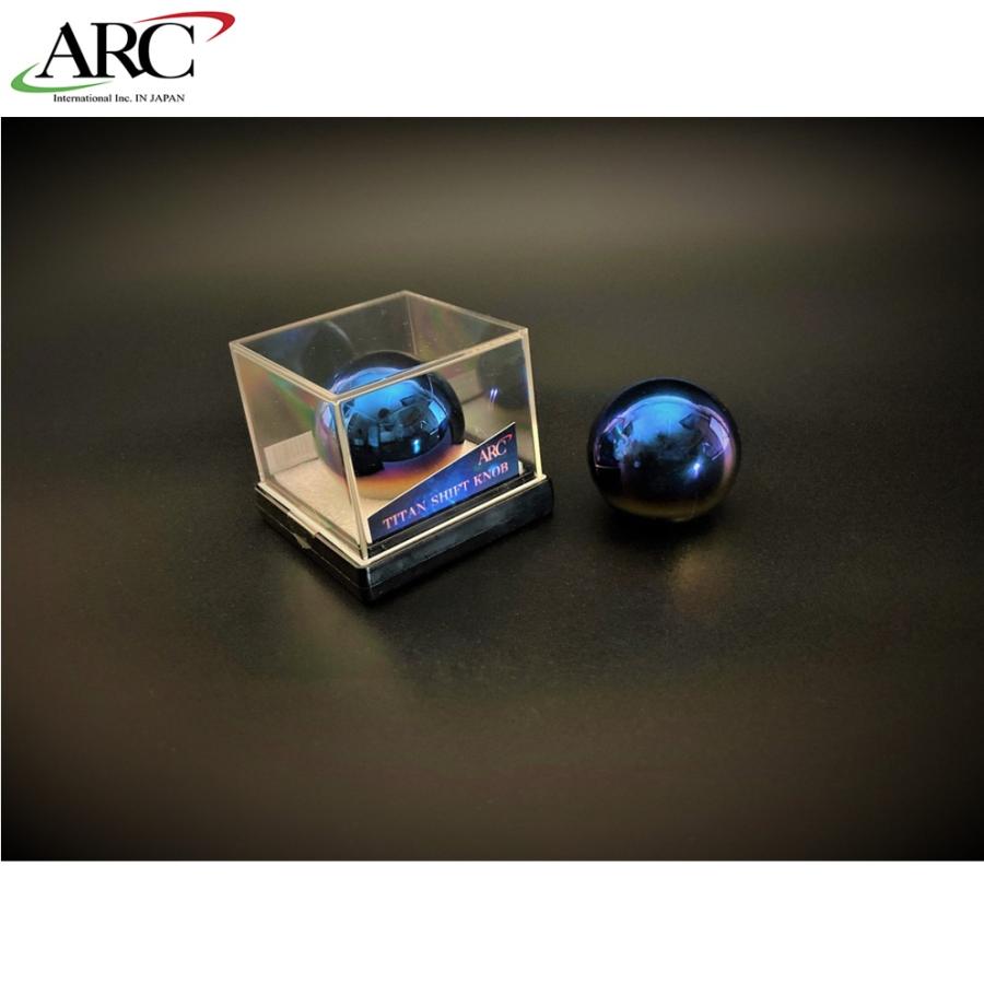 エーアールシーブレージング【ARC】チタンシフトノブ M12×1.25 ※段付き