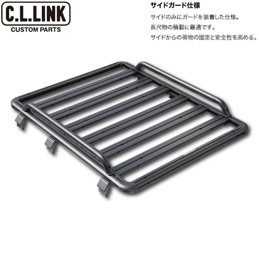 C.L.LINK【シーエルリンク】バリアブル ルーフラック サイドガード仕様 ジムニー/ジムニーシエラ JB64W/JB74W　※個人宅配送不可（自動車関連法人のみ）_3