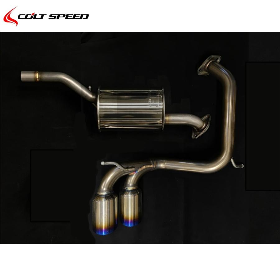 コルトスピード【COLT SPEED】スーパーステンレスマフラー センター出し（CSD0104-099）デリカミニ 4WD ターボ 4AA-B38Aの画像