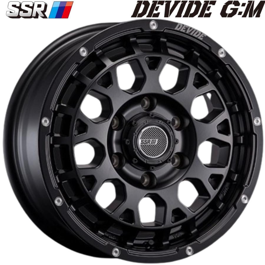 SSR DEVIDE G:M【ディバイドジーエム】16x6.5 ＋38 6H/139.7 フラットブラック（FB）x4本 : MB Car ...