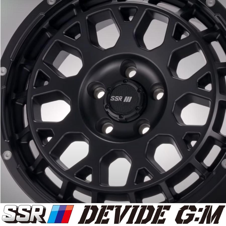 SSR SSR DEVIDE G:M【ディバイドジーエム】17x7.5 ＋38 5H/114.3 フラットブラック（FB）x4本 : MB ...