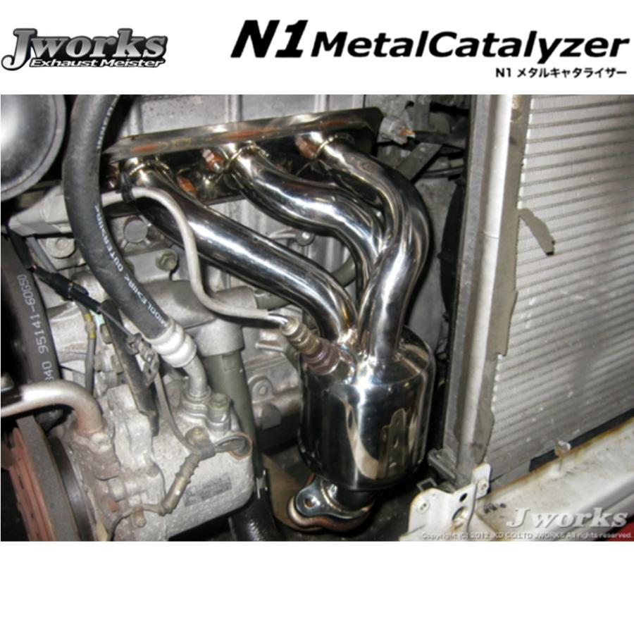 ha23 アルト Jworks エキマニN1メタルキャタライザー Jworks/ジェイワークス AutoJuwell N1 メタルキャタライザー EX
