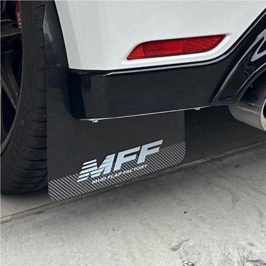 MFF マッドフラップ リアのみ 左右2枚　トヨタヤリス 金具なし 中古 トヨタ（TOYOTA） MFF【マッドフラップファクトリー】 マッドフラップ