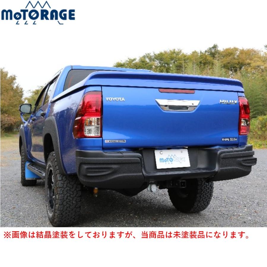 ハイラックス MOTORAGE【モトレージ】リアサイドバンパー FRP製 未塗装