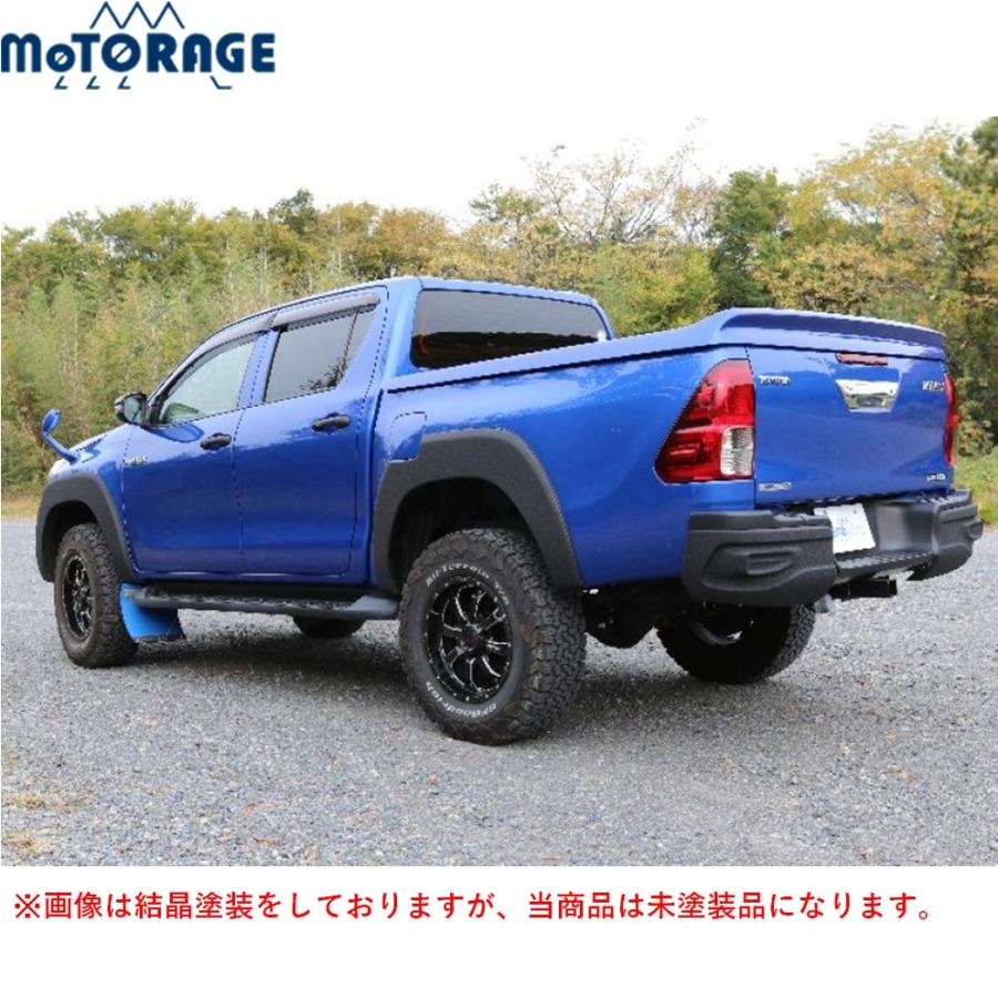 ハイラックス MOTORAGE【モトレージ】リアサイドバンパー FRP製 未塗装