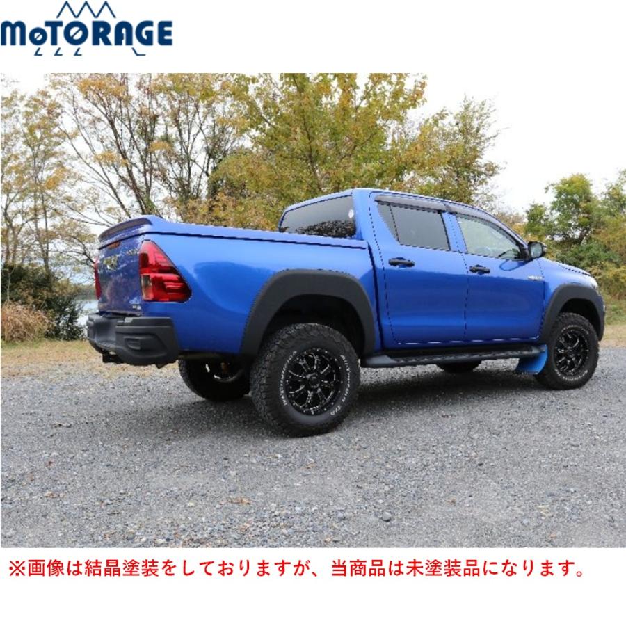 ハイラックス MOTORAGE【モトレージ】リアサイドバンパー FRP製 未塗装