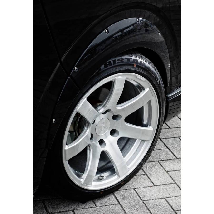 OF1 フェガーリ オーバーフェンダー（25mm）ハイエース専用 ※ABS製、6ピース、ダミービス、両面テープ付（アーチダウン量 F:20mm/R:15mm) |  | 01