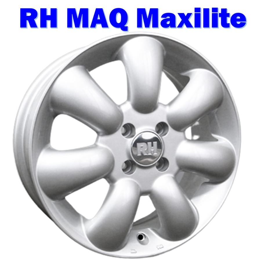 RH NAQ MAXILITE【マキシライト】16x6.0 ＋45 4H/100 シルバー x4本