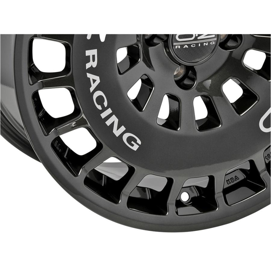 OZ（オーゼット） RR40【アールアールフォーティ】 18ｘ7.5 ＋44 5H/100 ハイパーチタニウム（HPT）ｘ４本セット（パーツキット付属）_3